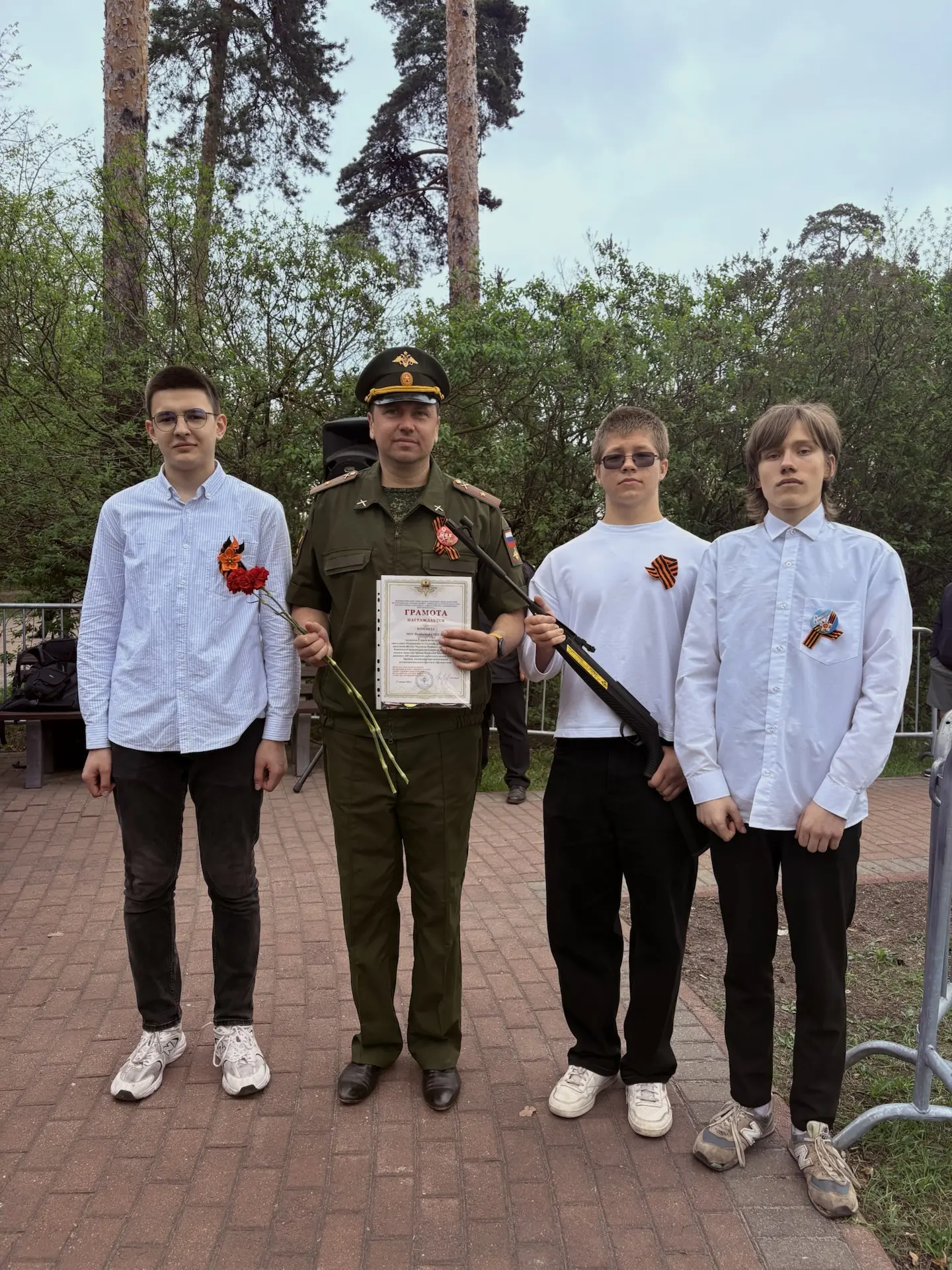 🇷🇺 Сегодня, в преддверии великого праздника – Дня Победы, делегация нашей школы стала участниками во