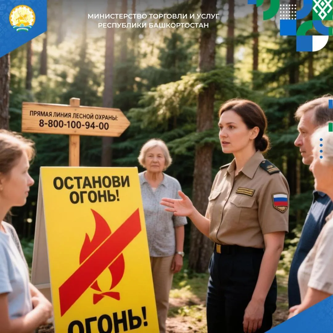 📌📌 В Республике Башкортостан проходит федеральная информационная кампания «Останови огонь!», напра