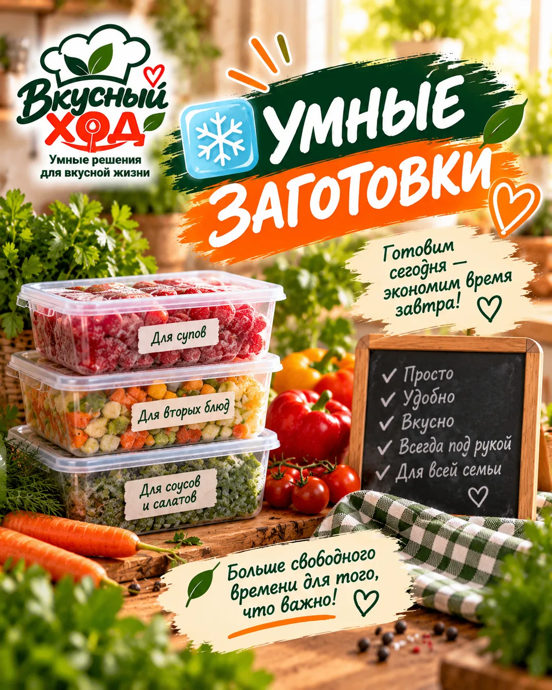 🧊 УМНЫЕ ЗАГОТОВКИ №6 — ФРИКАДЕЛЬКИ: МАЛЕНЬКИЕ, А ВЫРУЧАЮТ ПО-КРУПНОМУ