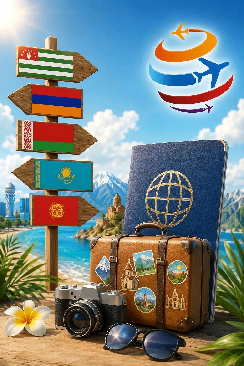 ✈️ Страны, в которые можно отправиться без загранпаспорта! 🛂✨