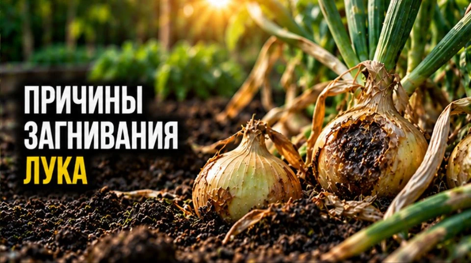 Причины загнивания лука