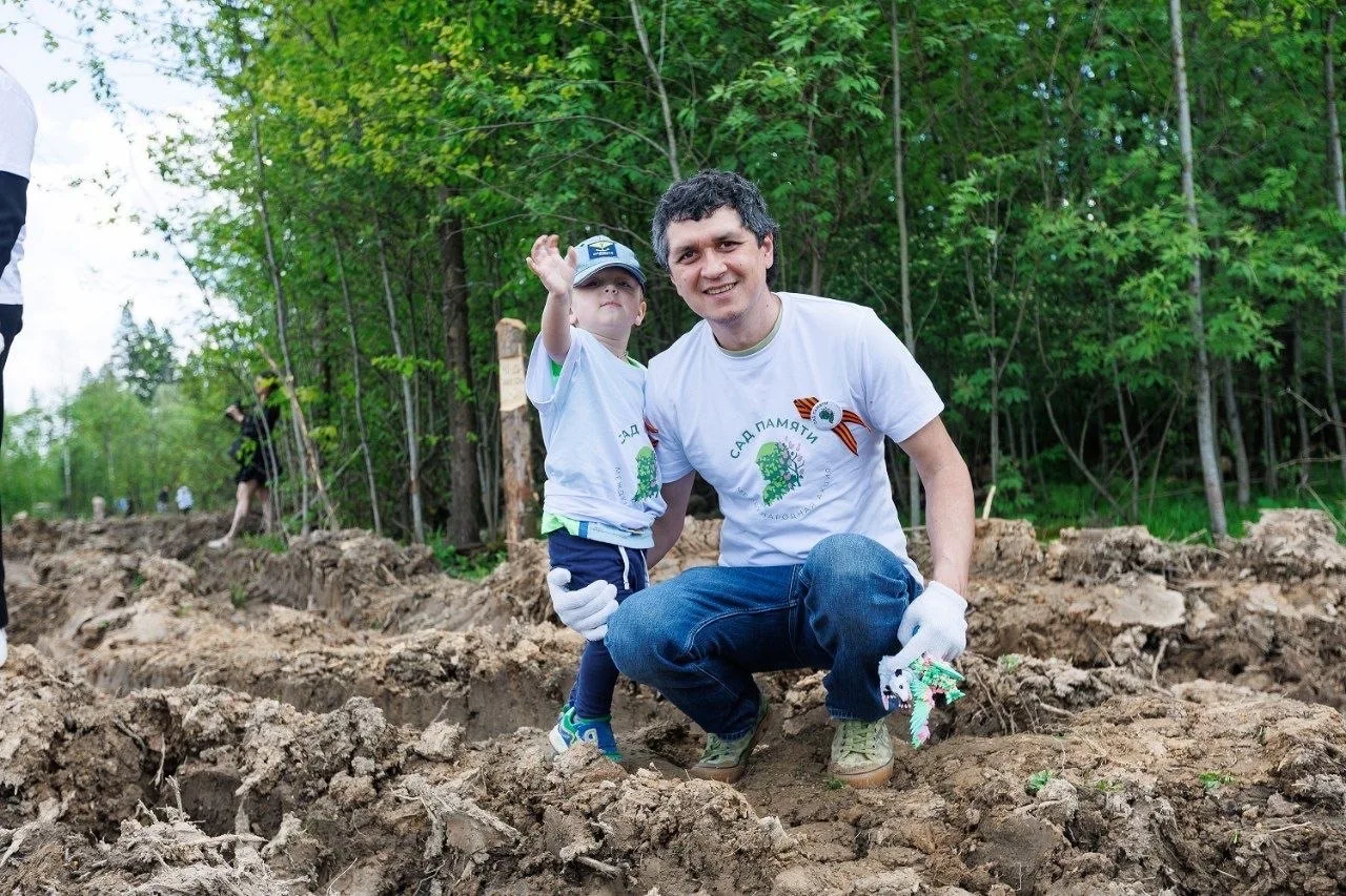 В Химках открылась центральная площадка Всероссийской акции «Сад памяти» 🌲16 мая в Сходненском участ