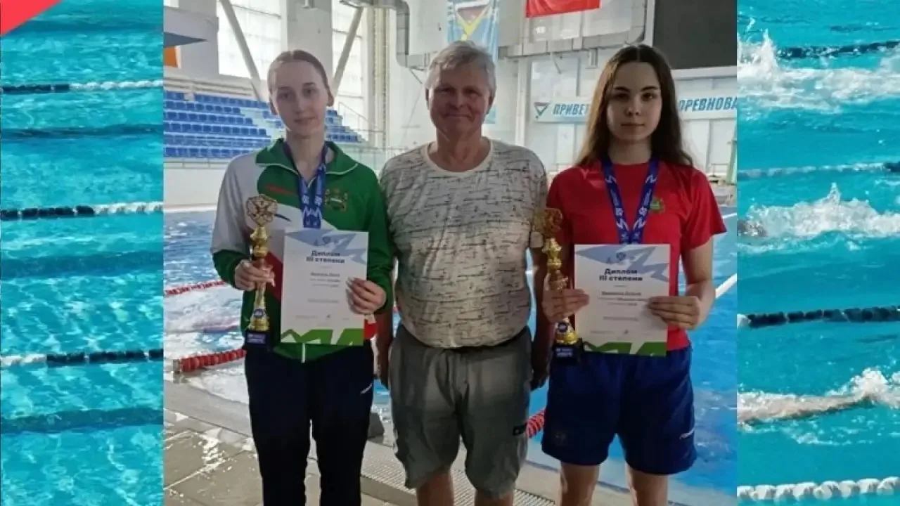 🏊‍♀️Пловчихи из Обнинска завоевали три медали на Спартакиаде учащихся