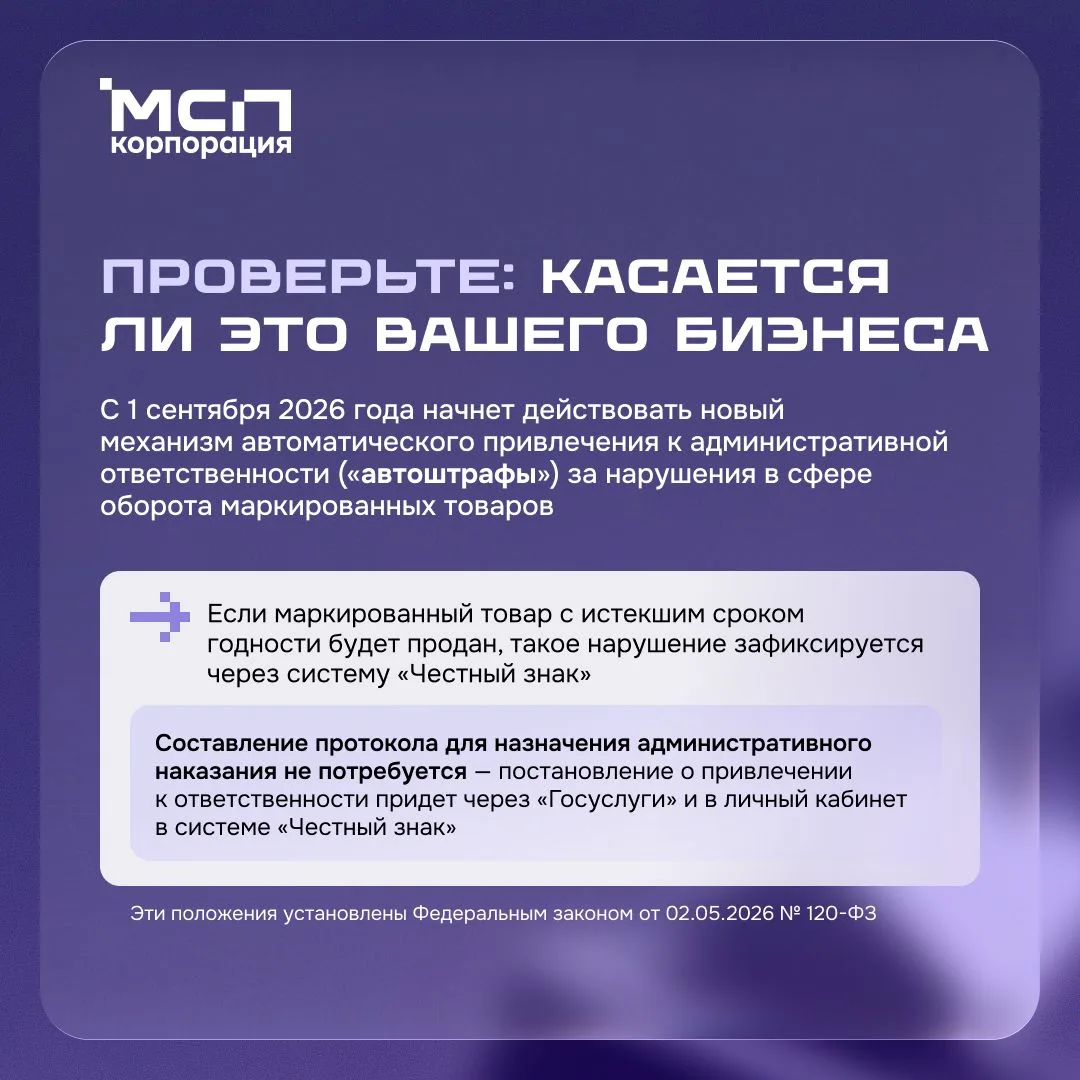 ⚡С 1 сентября 2026 года начинают действовать автоматические штрафы (автоштрафы) за нару...