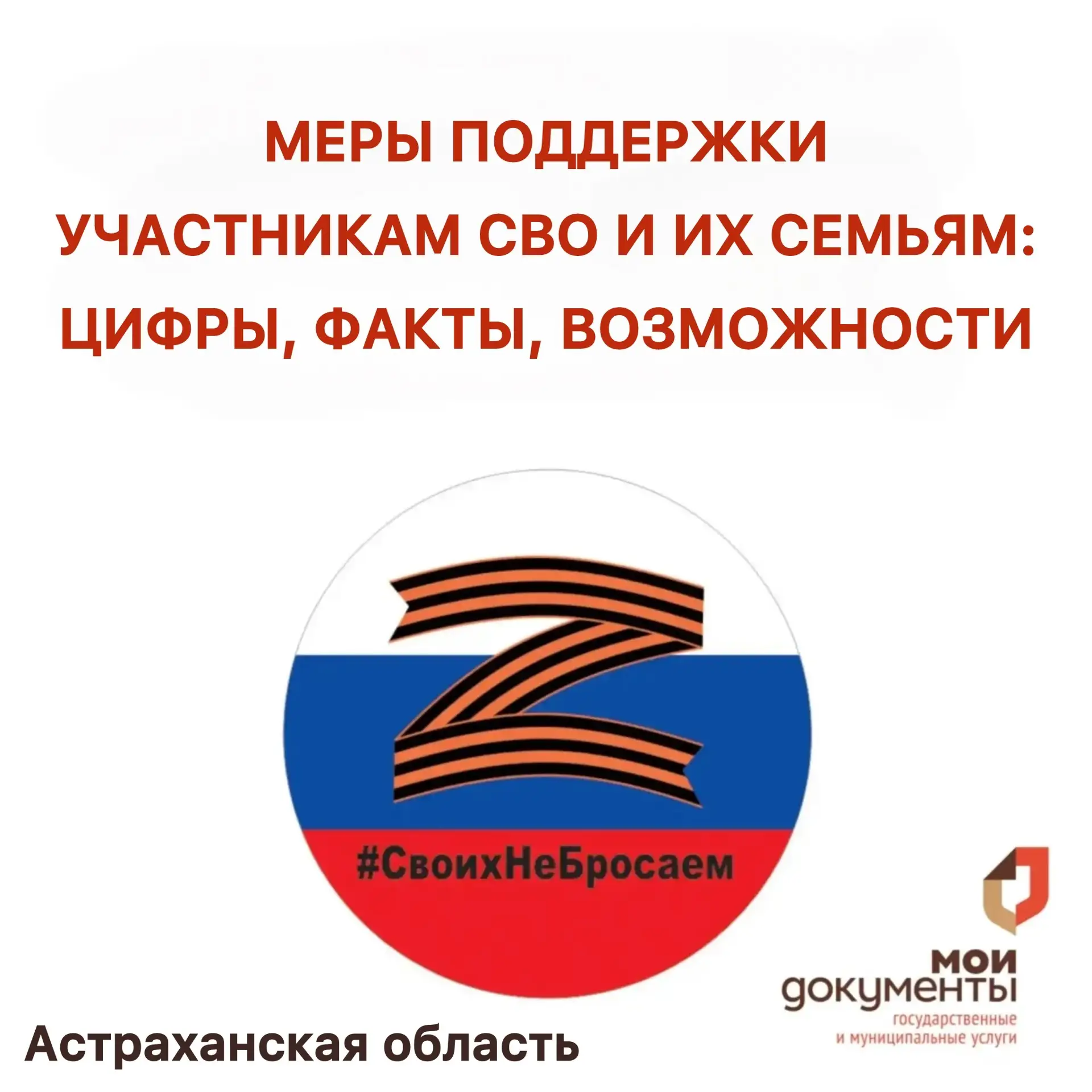 📣 Меры поддержки участникам СВО и их семьям: цифры, факты, возможности