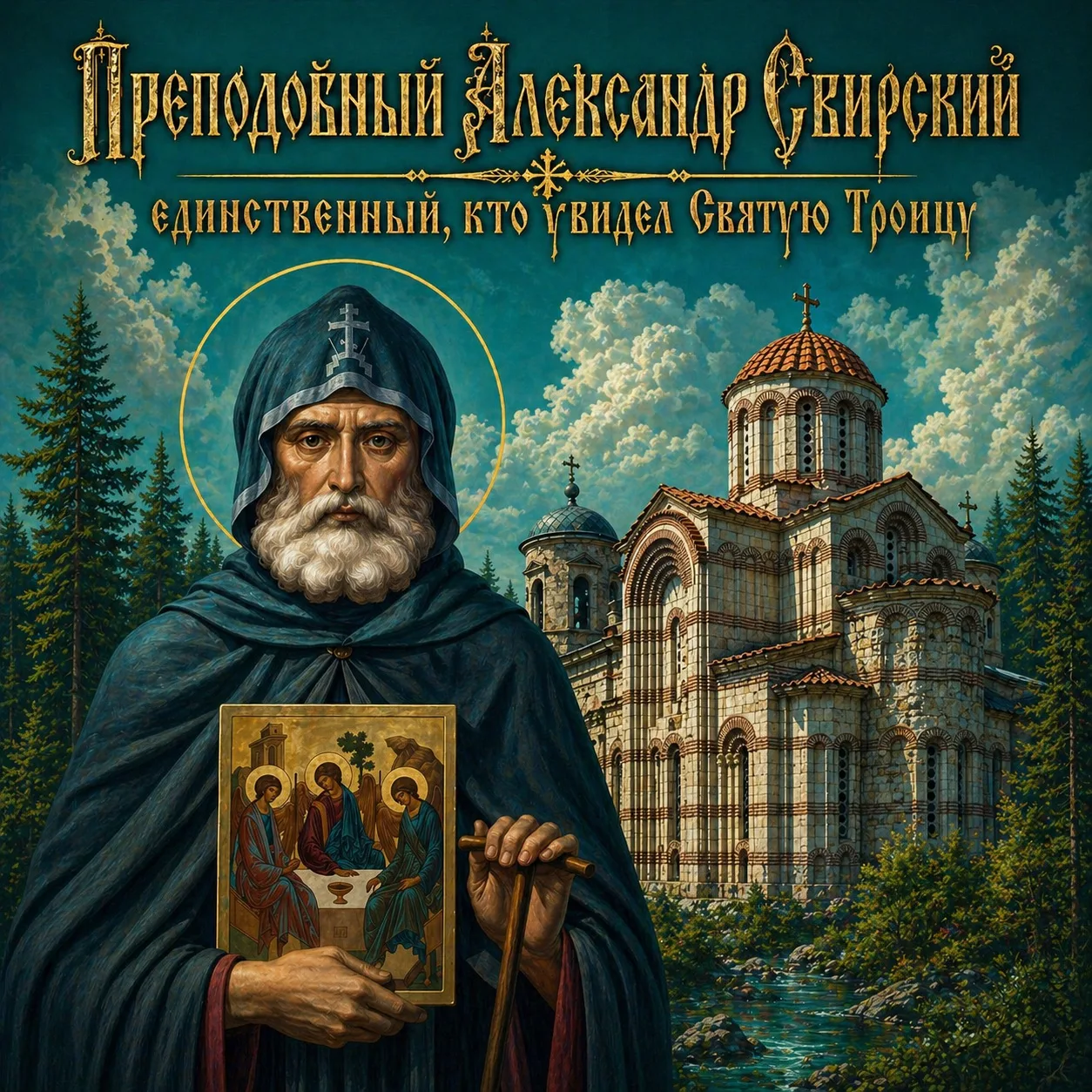 🗓️ Сегодня — день обретения мощей святого преподобного Александра Свирского. И вот нес...