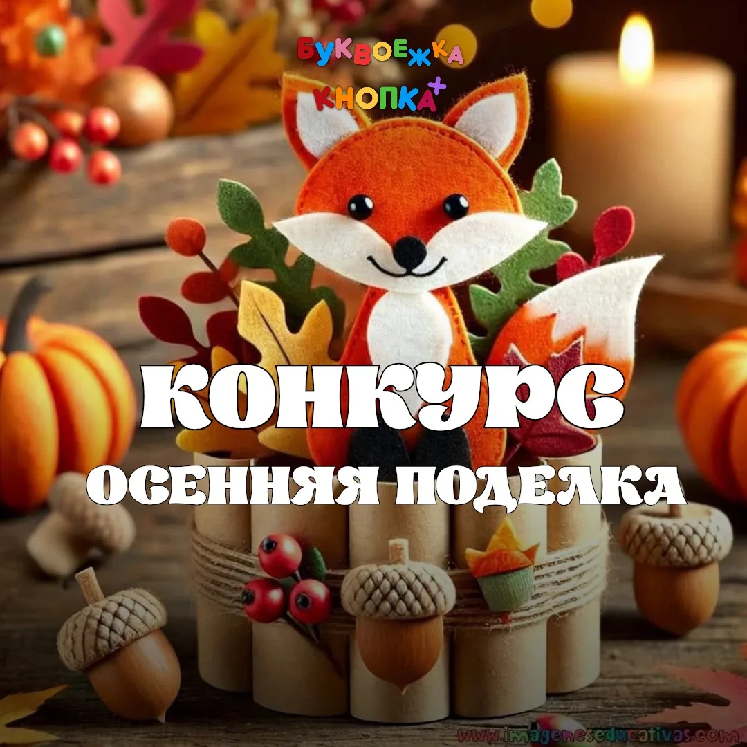 Объявляем творческий конкурс «Осенняя поделка»! 🍂🍁