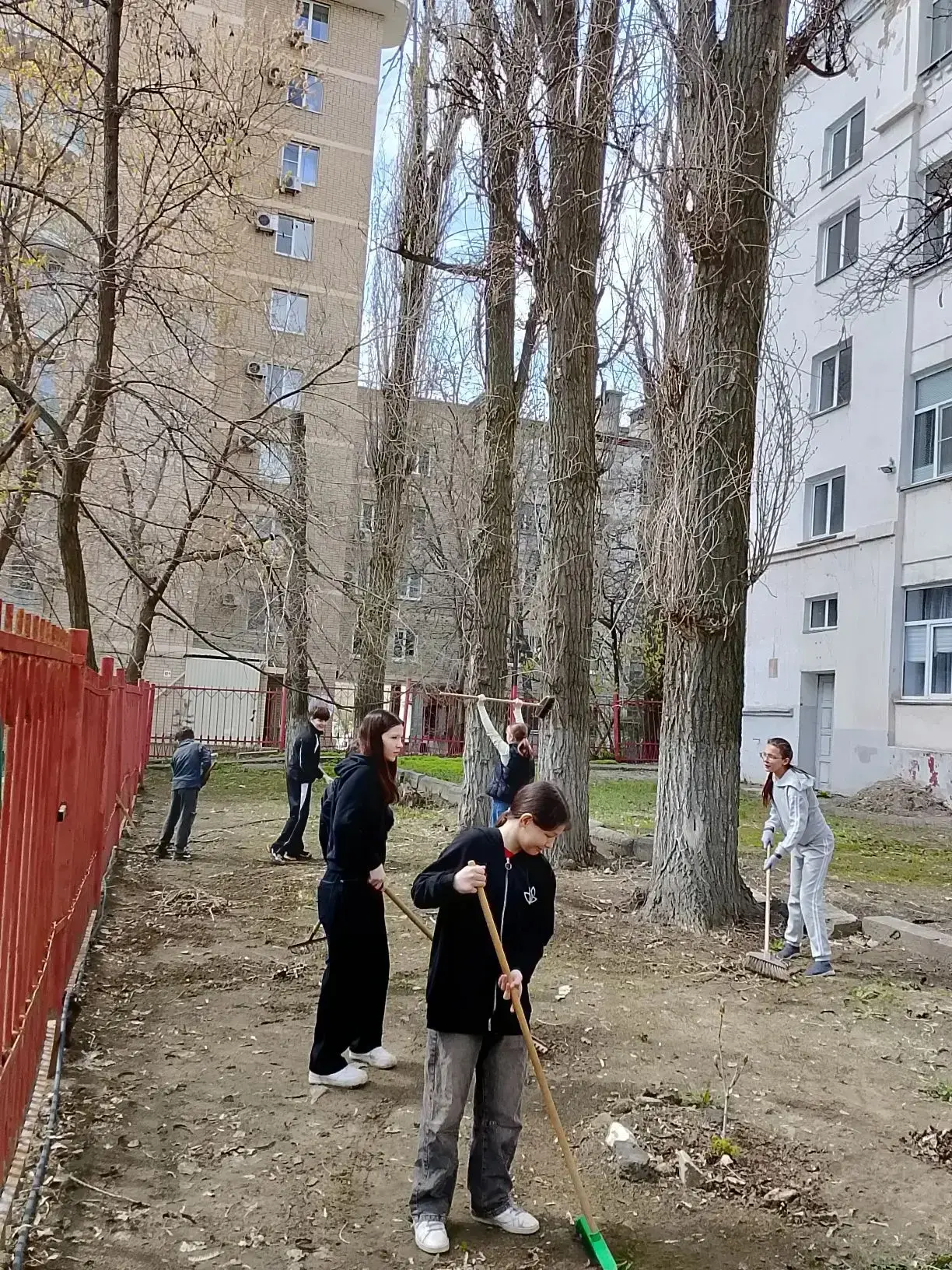 Субботник – 2026 в деле! 🧹🌍  Сегодня #МОУСШ81 дала старт Всероссийской неделе субботников «Мы за чис