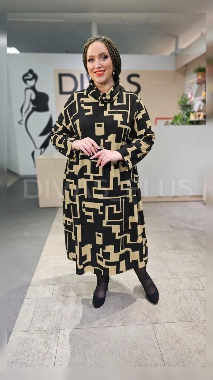🤩Красивое трикотажное платье в оригинальном дизайне, в комплекте: пояс, хомут, клатч, ...