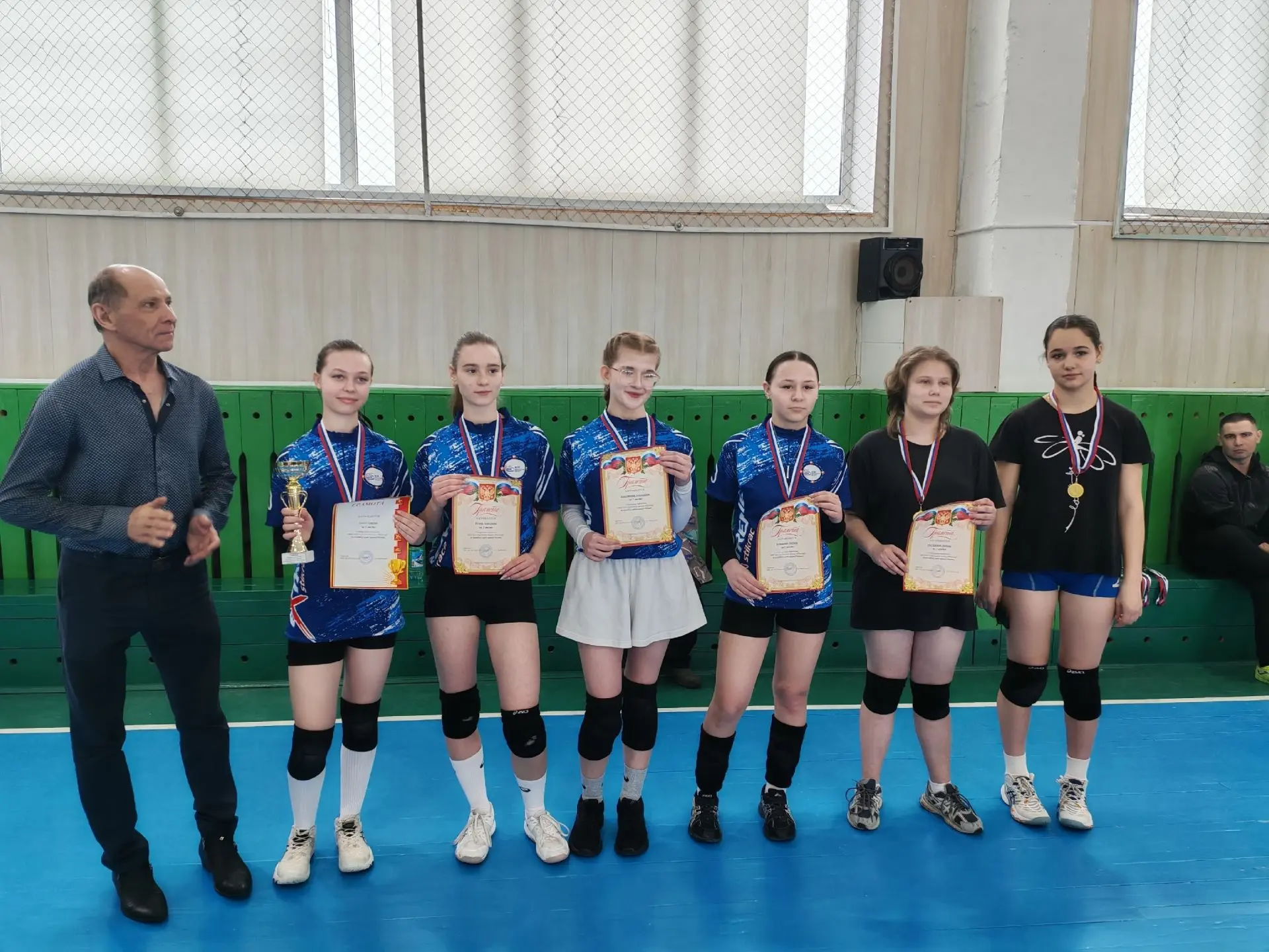 В «Триумфе» прошло открытое первенство по волейболу среди девушек  19 апреля 2026 года в МБУ ДО СШ «
