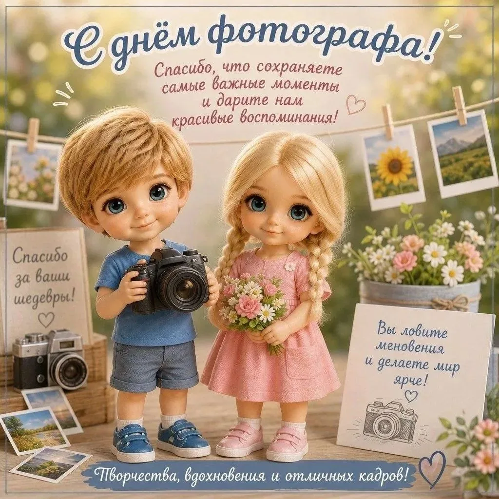 Каждый кадр — это история. С днем тех, кто умеет ее рассказывать без слов! ❤️ 19 август...