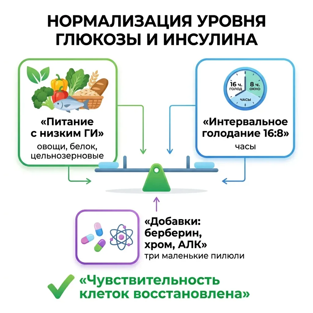 ИНСУЛИНОРЕЗИСТЕНТНОСТЬ: КАК ВЕРНУТЬ ЧУВСТВИТЕЛЬНОСТЬ КЛЕТОК

Вы уже знаете «Инсулиновые качели» — сц