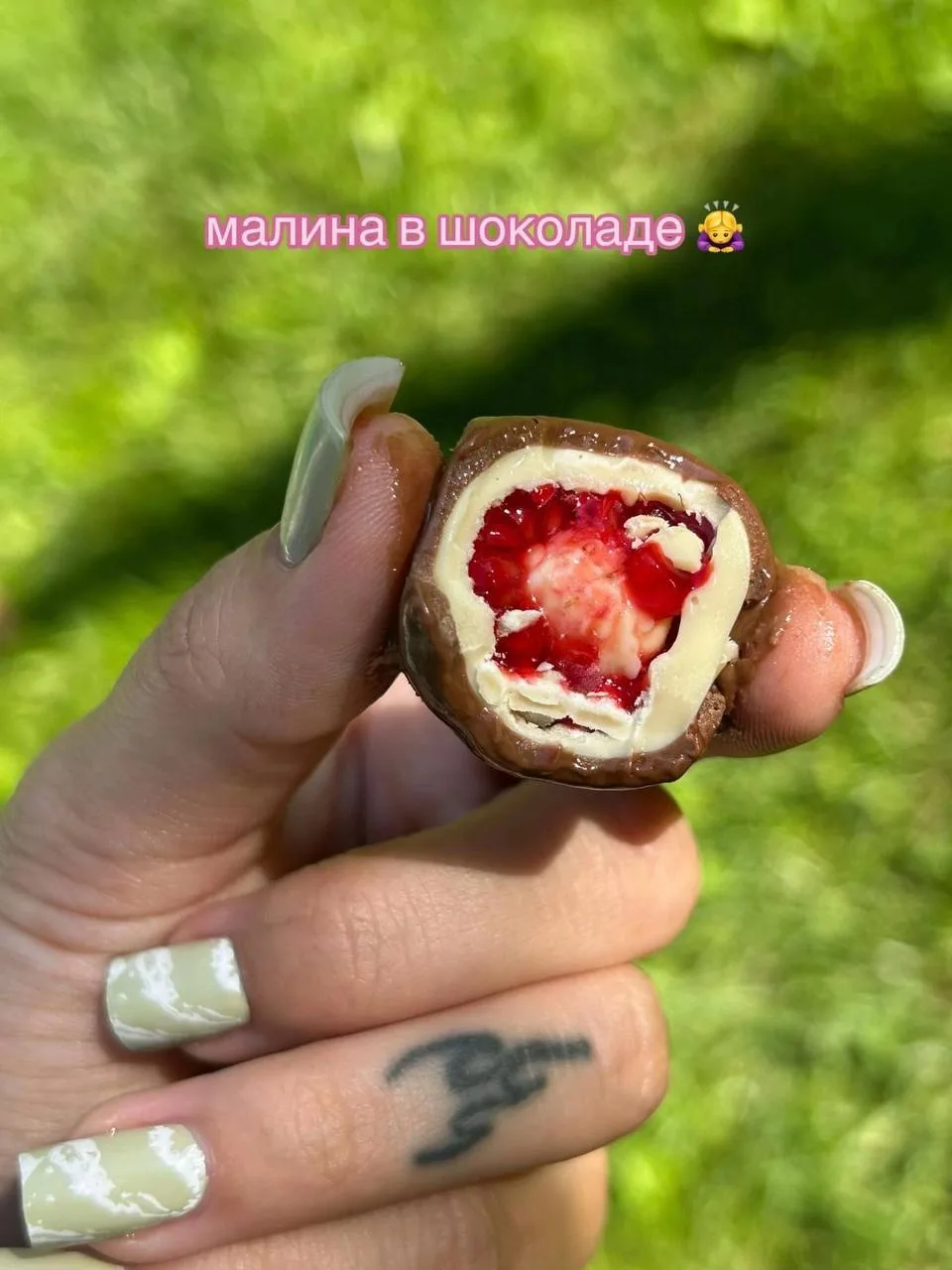 Малина в шоколаде