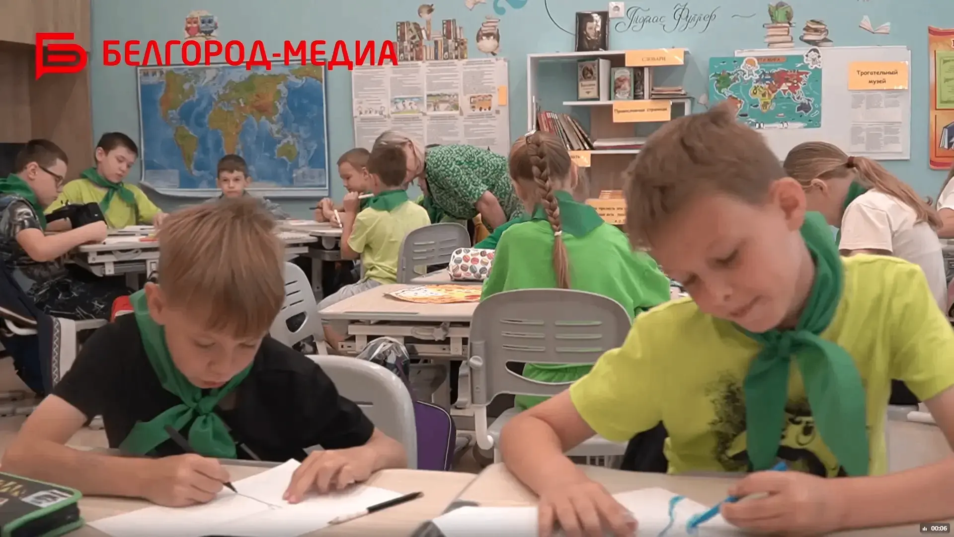 Мэр Белгорода рассказал в эфире, как можно устроить ребёнка в школьный летний лагерь  Валентин Демид