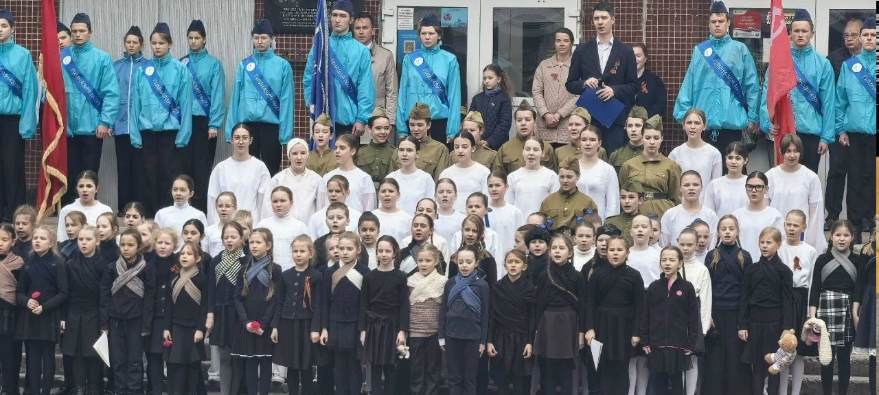 7 мая в гимназии прошла торжественная линейки, посвящённая 81-й годовщине Победы в Вели...