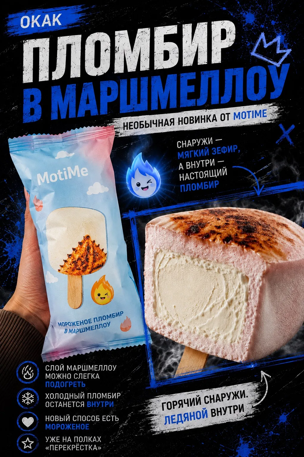 🍦 Пломбир в маршмеллоу — звучит странно, но выглядит очень аппетитно!😋