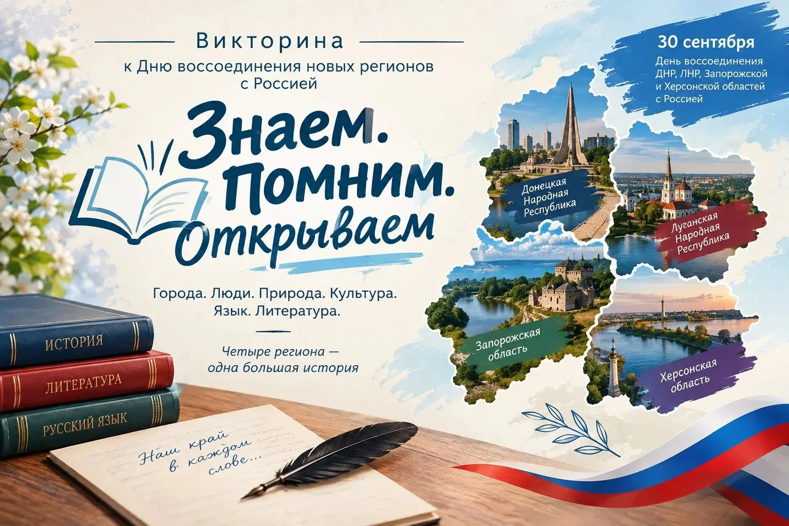 📚 30 сентября в МБОУ СОШ №19 прошла акция «Знаем. Помним. Открываем», приуроченная ко ...