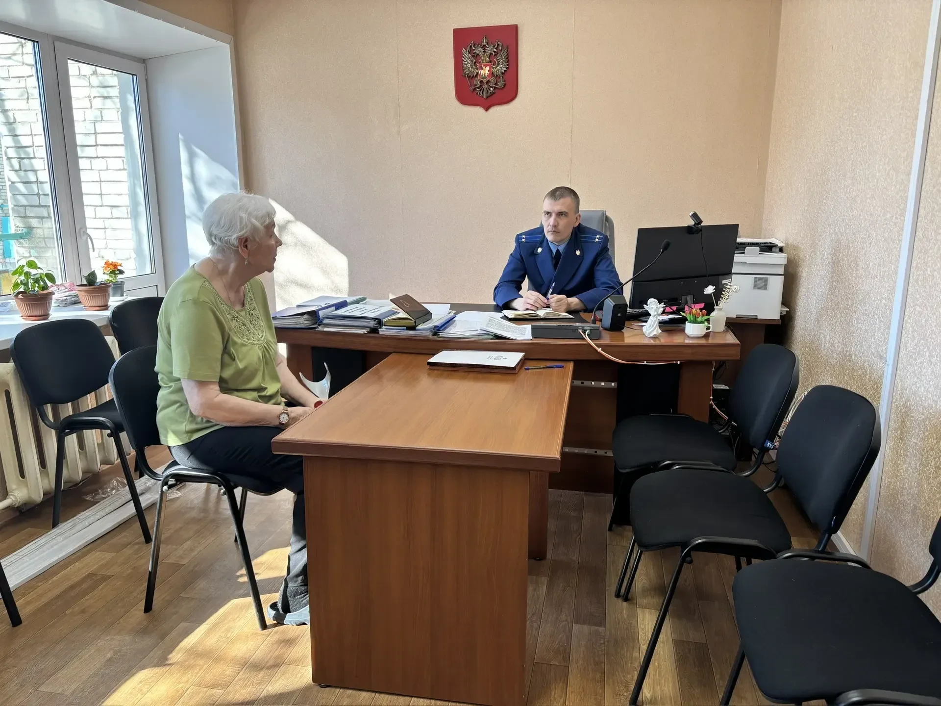 🔸🔸Заместителем прокурора Кетовского района проведен личный прием граждан в ГБУ "Лесниковский дом-инт
