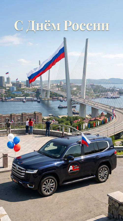Компания «АВТОЛИДЕР-ПРЕМИУМ» поздравляет Вас с Днём России! 🎉 Желаем безопасных дорог, выгодных пок