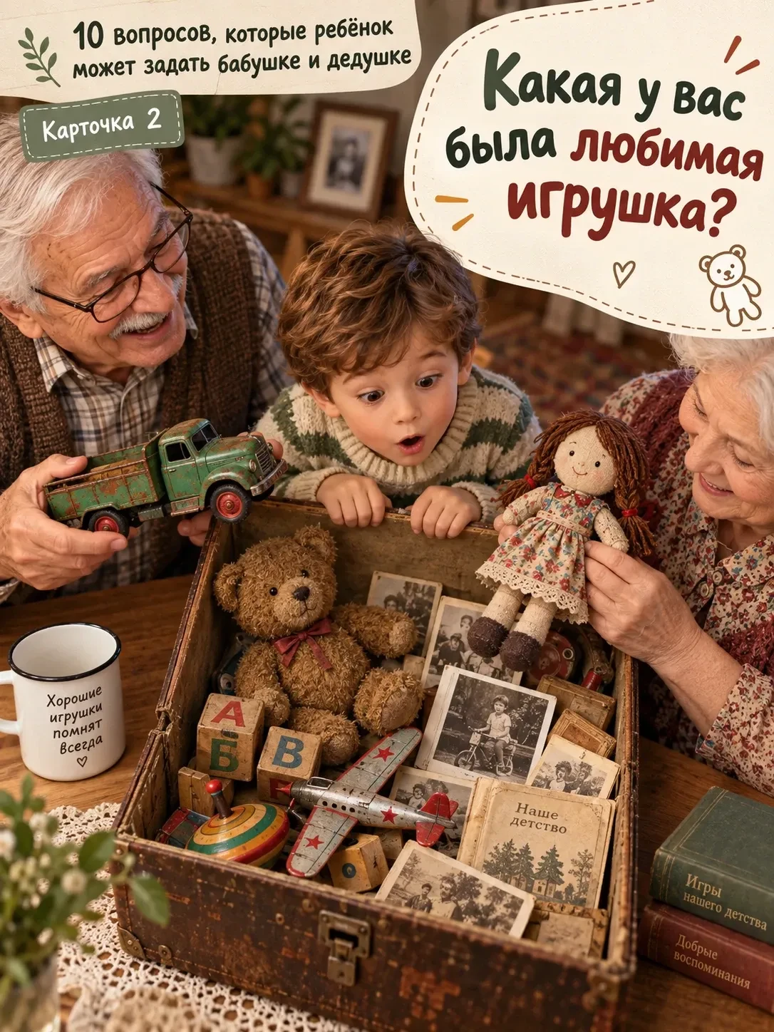 ❓10 вопросов, которые ребенок может задать дедушке и бабушке!                          ...