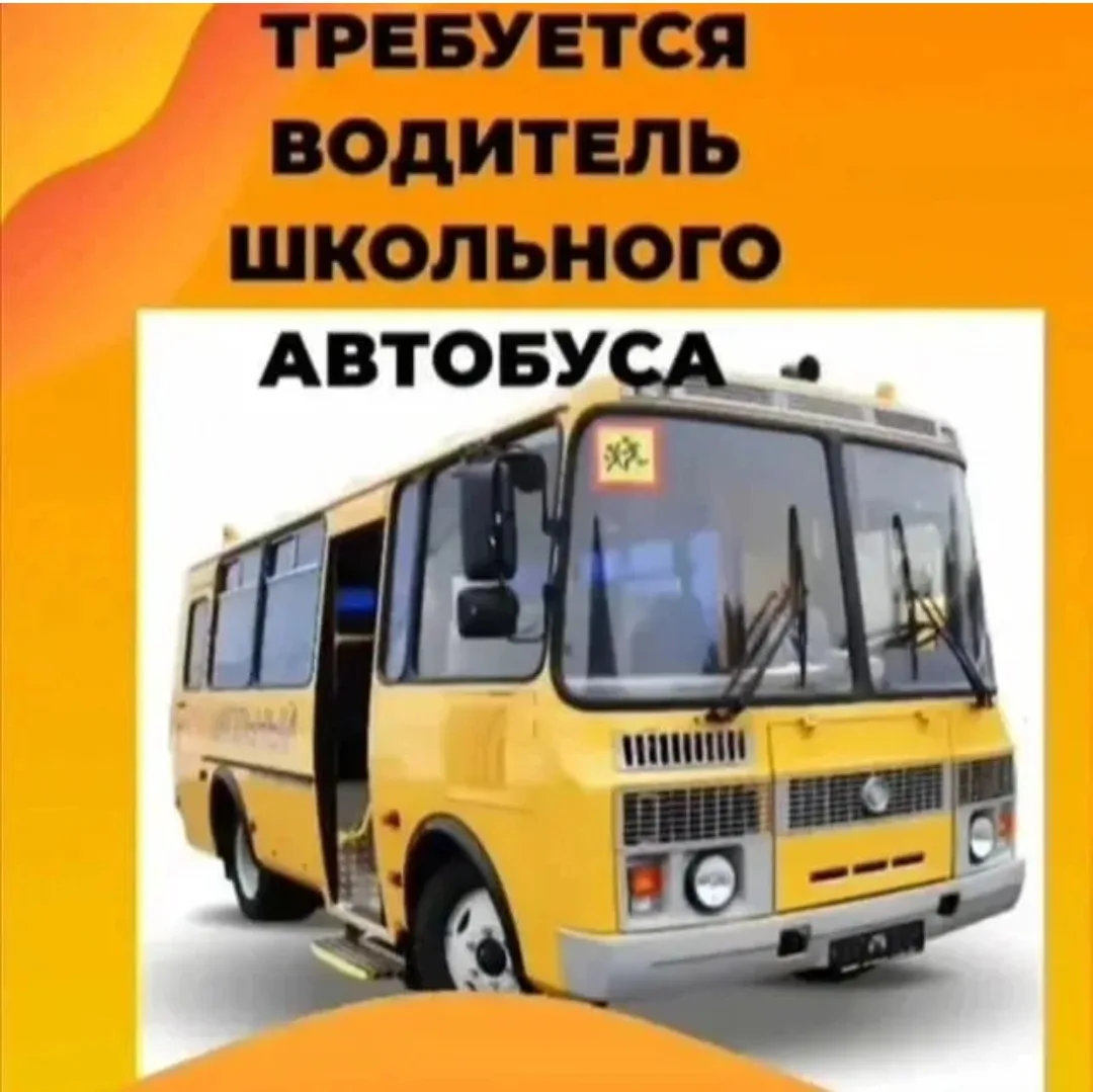 В МБОУ "Подолешенская СОШ"на постоянную работу требуется водитель автобуса.