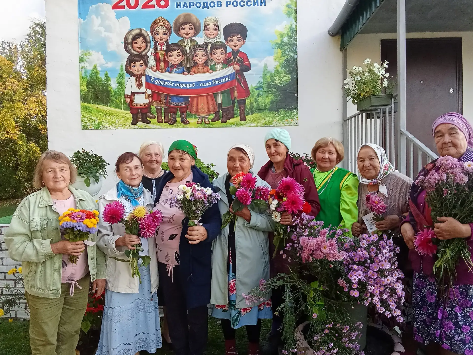 В клубе устроили праздник для ветеранов