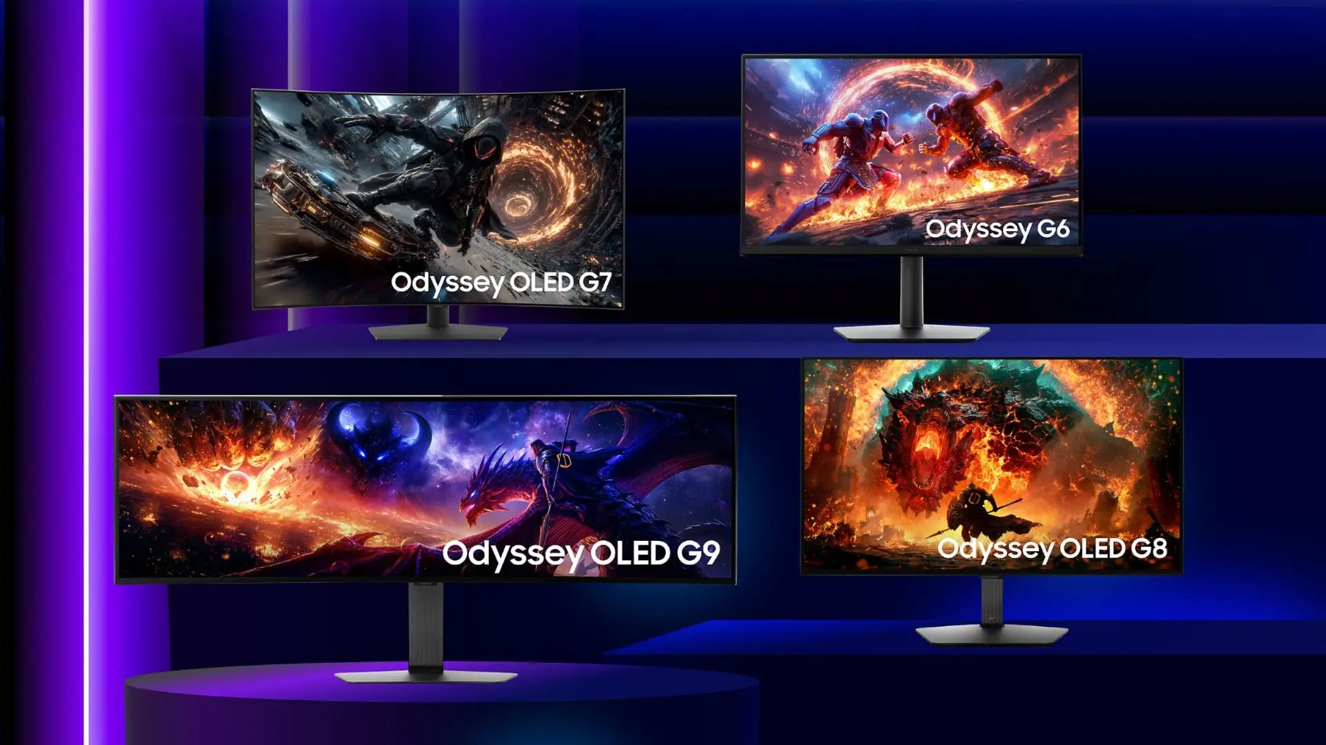 🖥 Samsung представила новые мониторы Odyssey