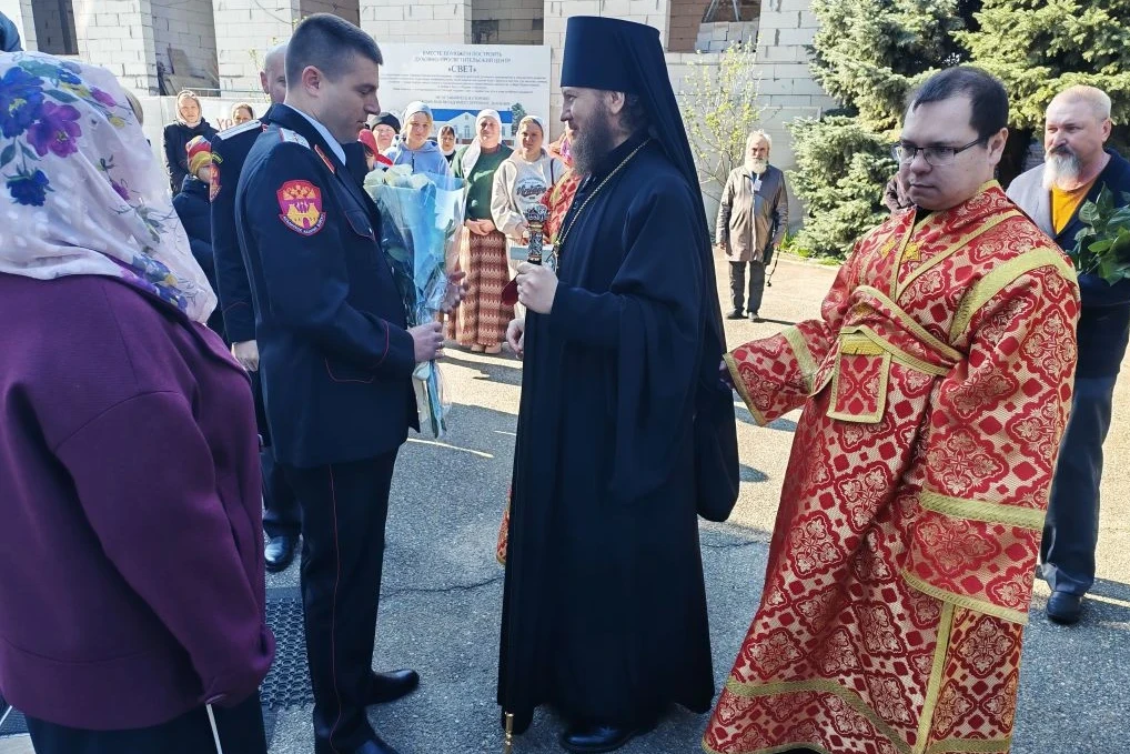 Казачий дух и православная вера  13 апреля в храме Покрова Пресвятой Богородицы станицы Каневской со