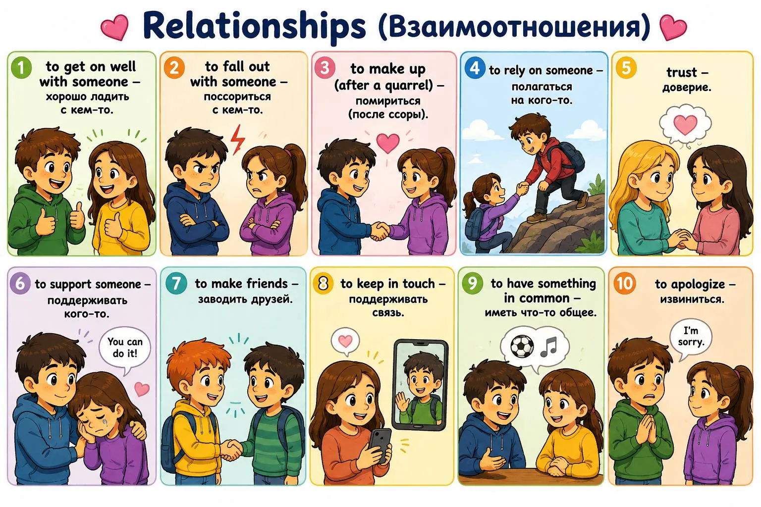 Relationships — Взаимоотношения