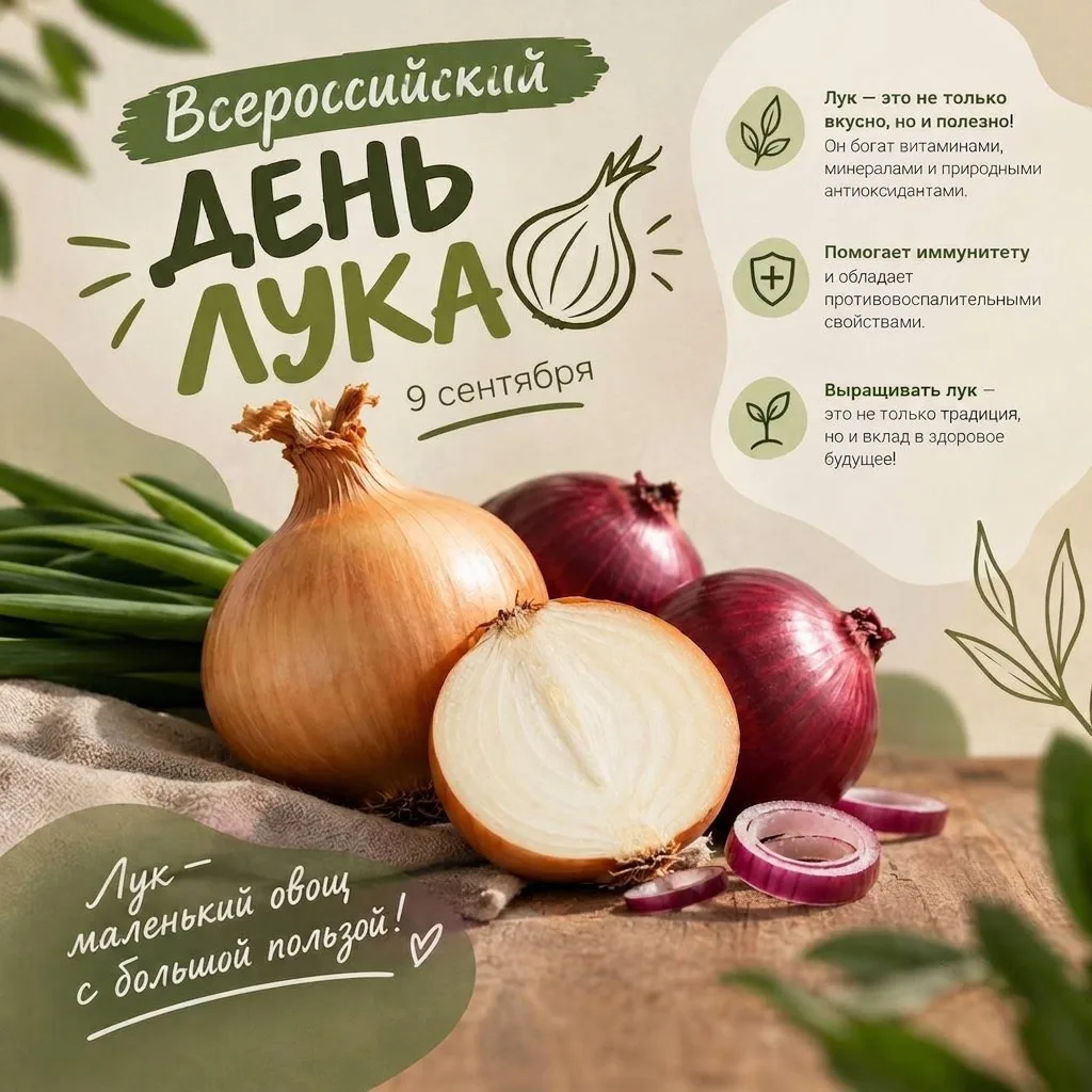 🧅 ЛУК — НЕ ПРОСТО ОВОЩ
