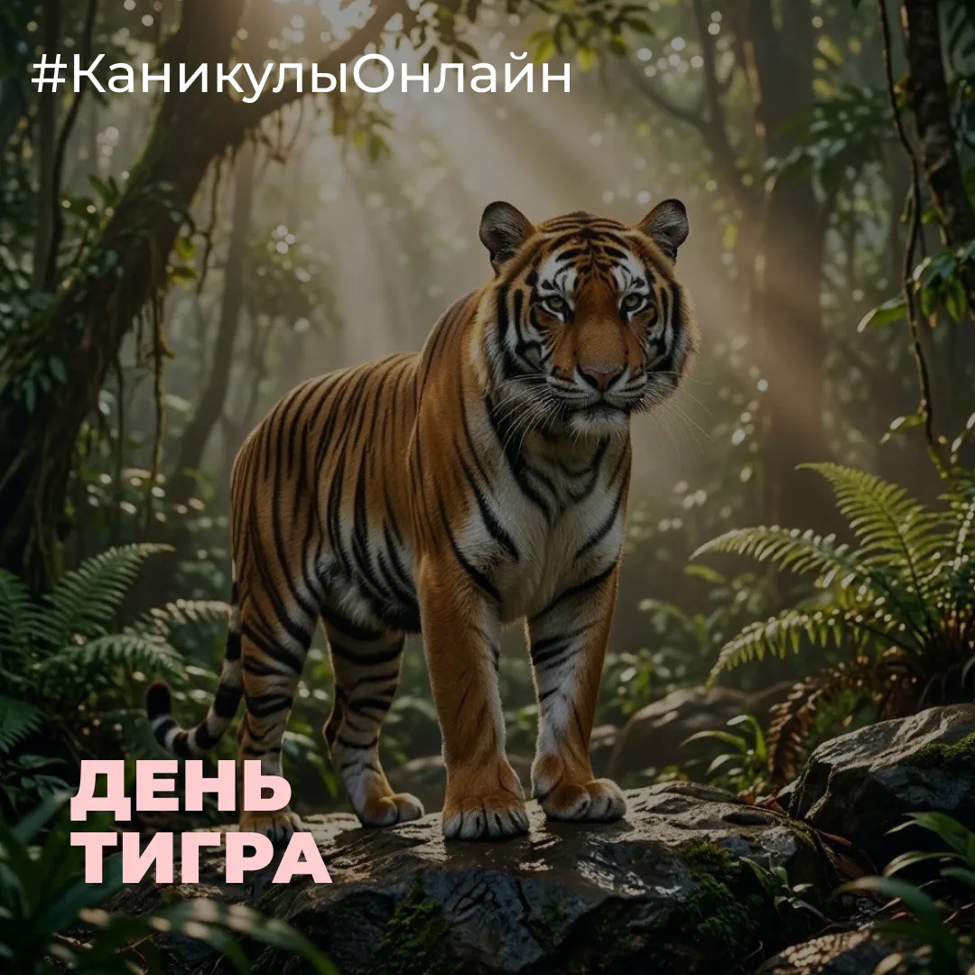 🐅 29 июля — Международный день тигра!

Тигры — одни из самых величественных и загадочных хищников п