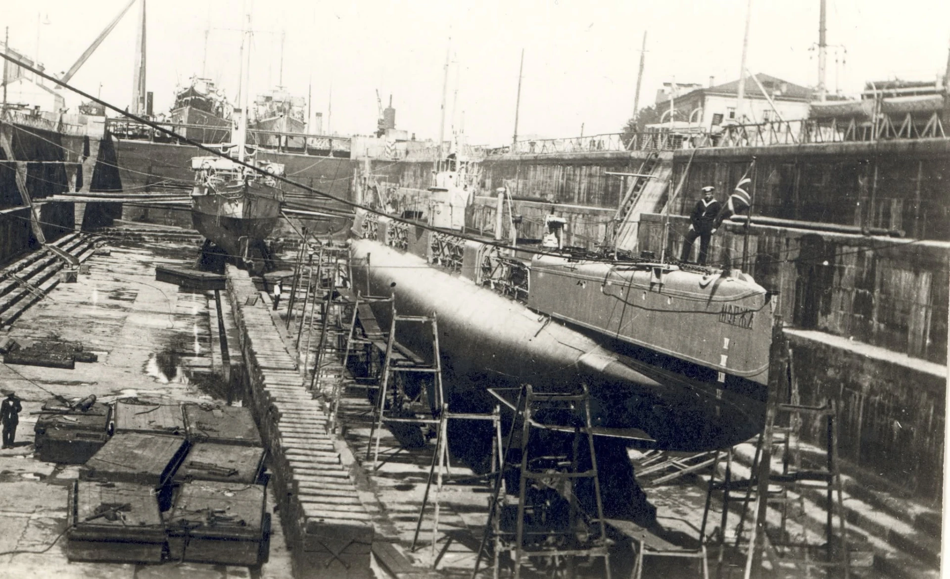 #Подводная лодка "#Морж", головной корабль в серии из 3-х единиц, построенных Николаевс...