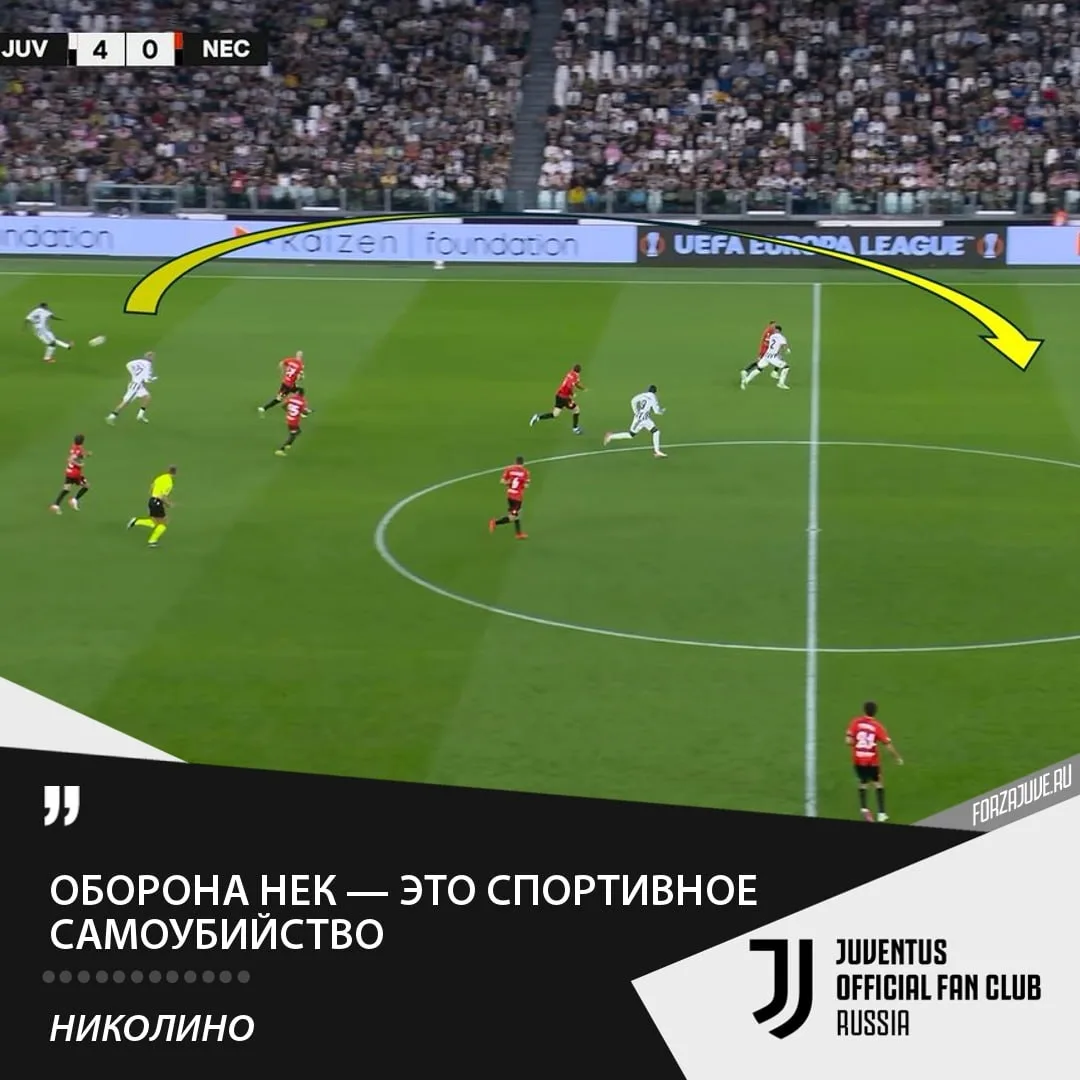 🎙Журналист Мирко Николино раскритиковал оборонительную игру НЕК в матче против «Ювенту...