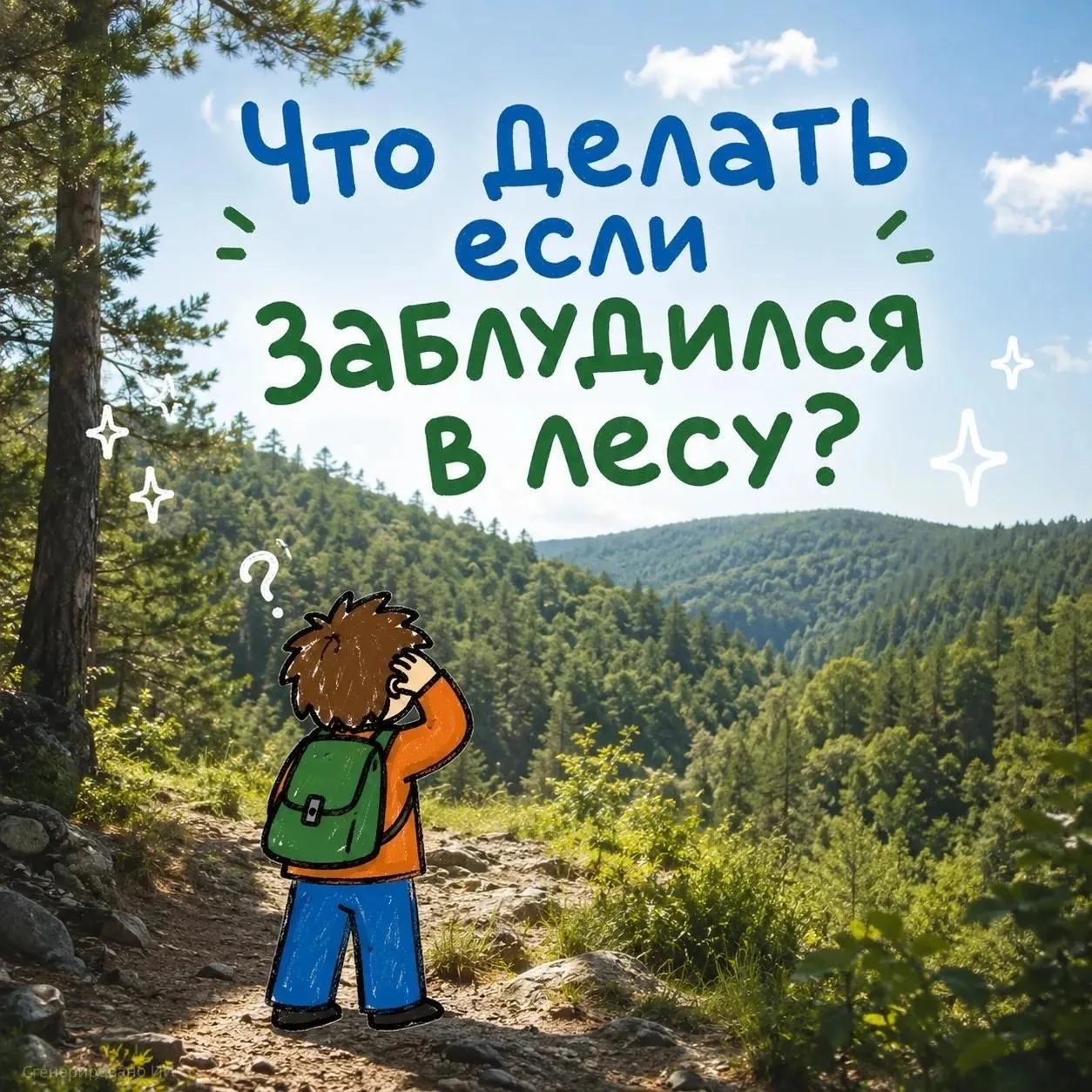 Заблудиться в лесу может каждый — даже если кажется, что вы отлично знаете дорогу