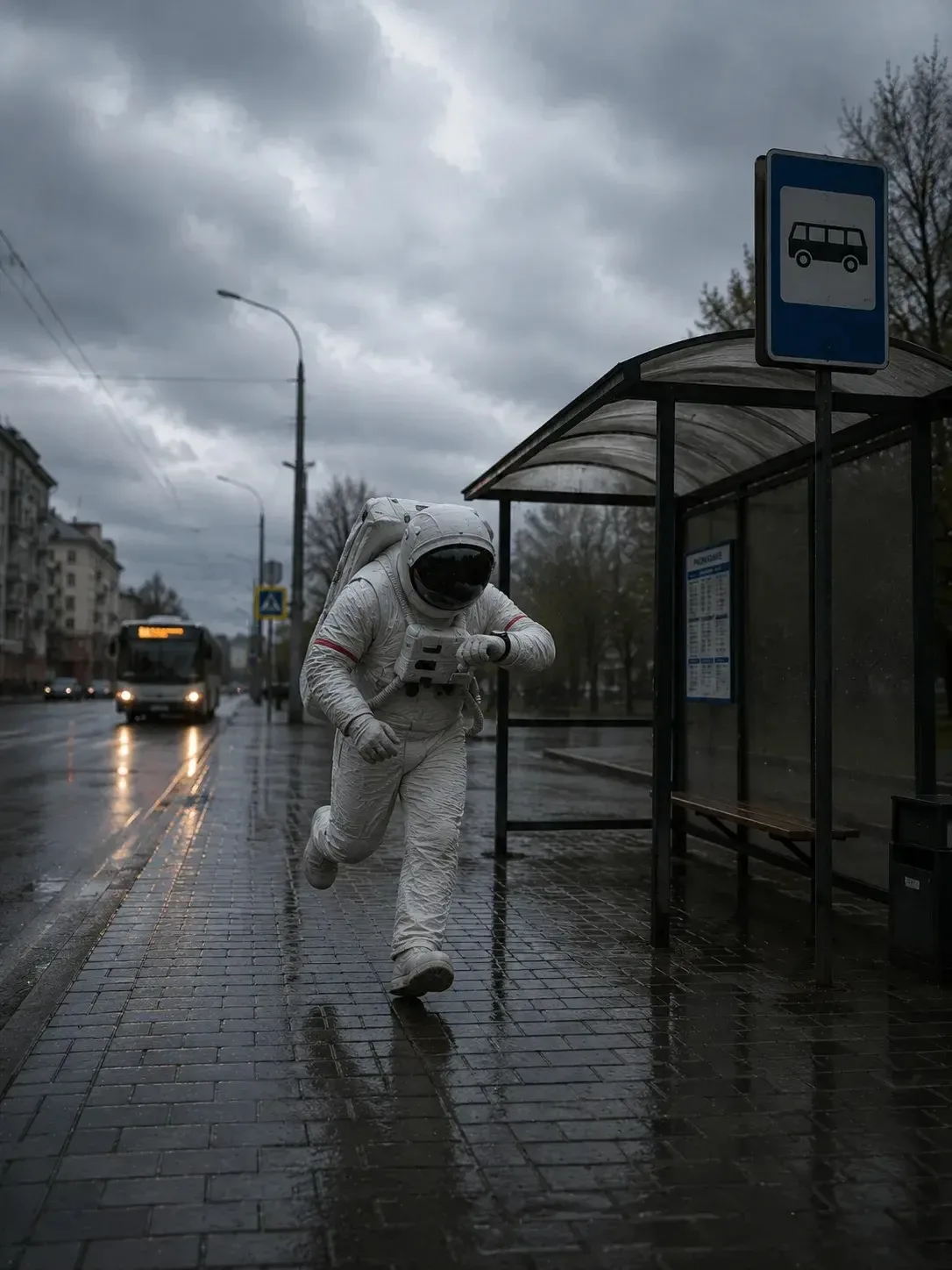 Где-то прямо сейчас человек не успел на автобус, не успел сдать отчёт и не успел на скидку 20%.

Не 