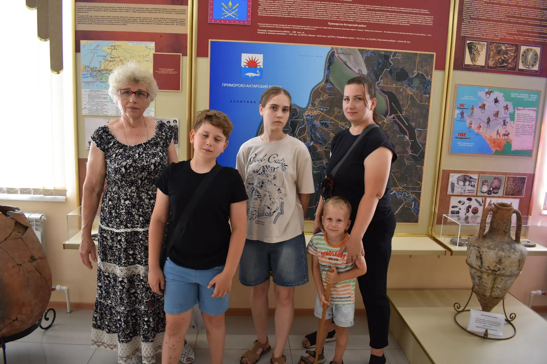 Музей посетили гости из Ростова-на-Дону и Краснодара. Было приятно видеть такой интерес к истории на