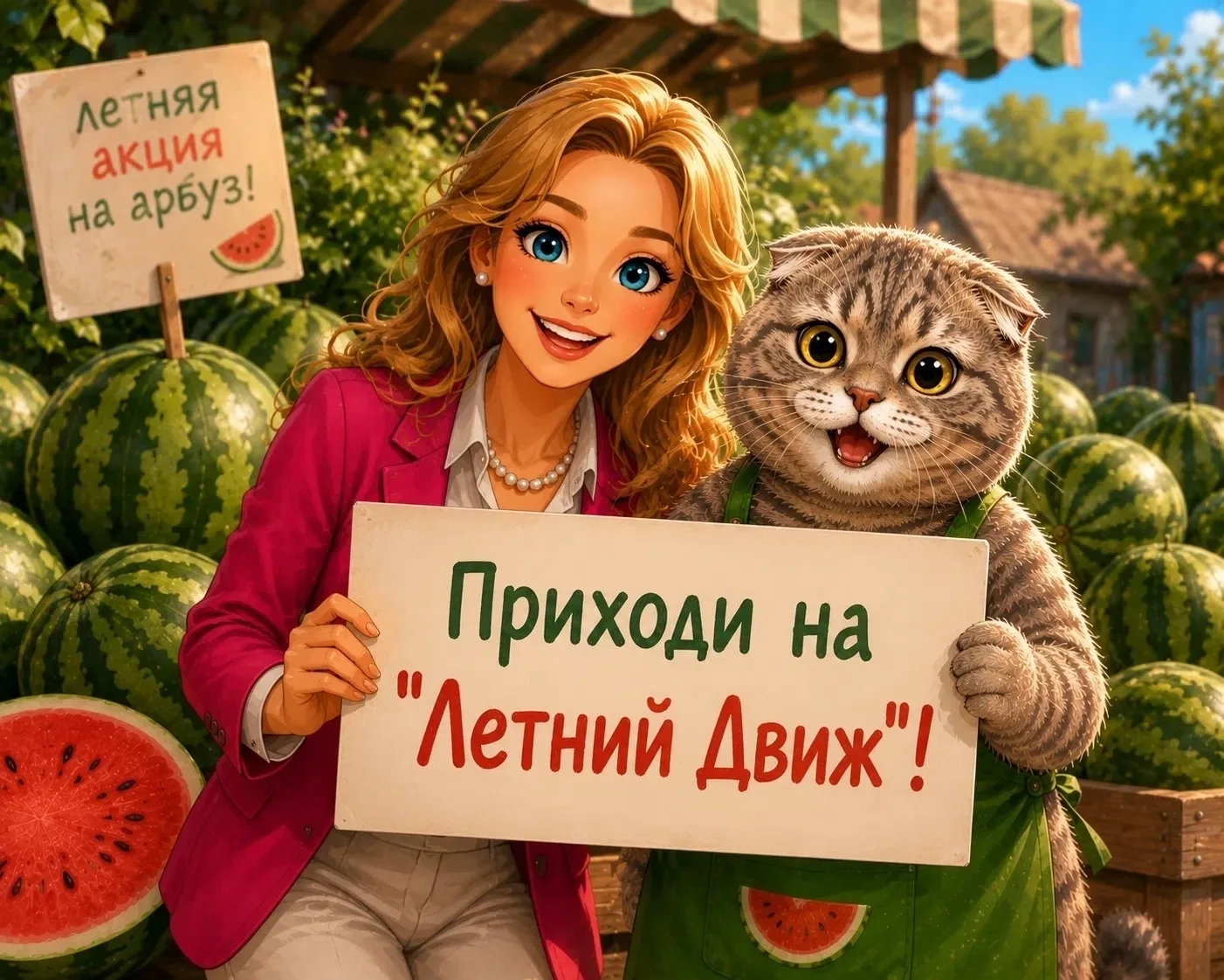 Приглашаю на «Летний движ»! ☀️🍉