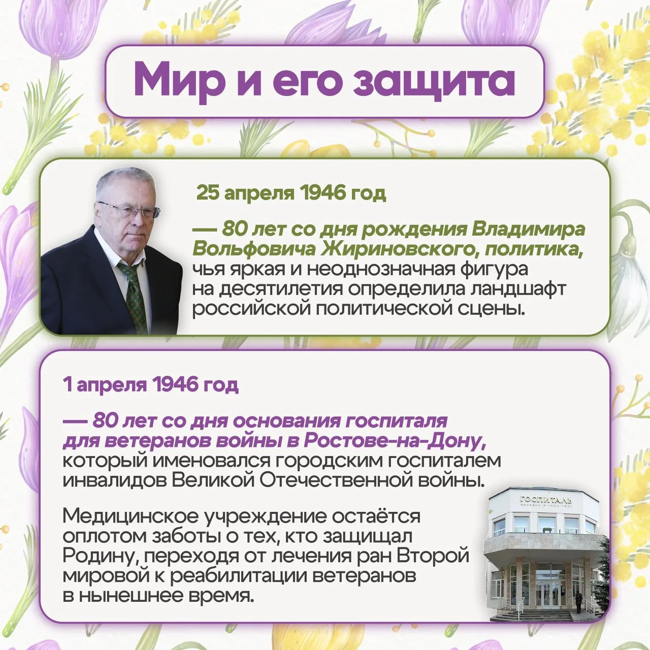 Юбилеи апреля, которые нельзя пропустить😃👍