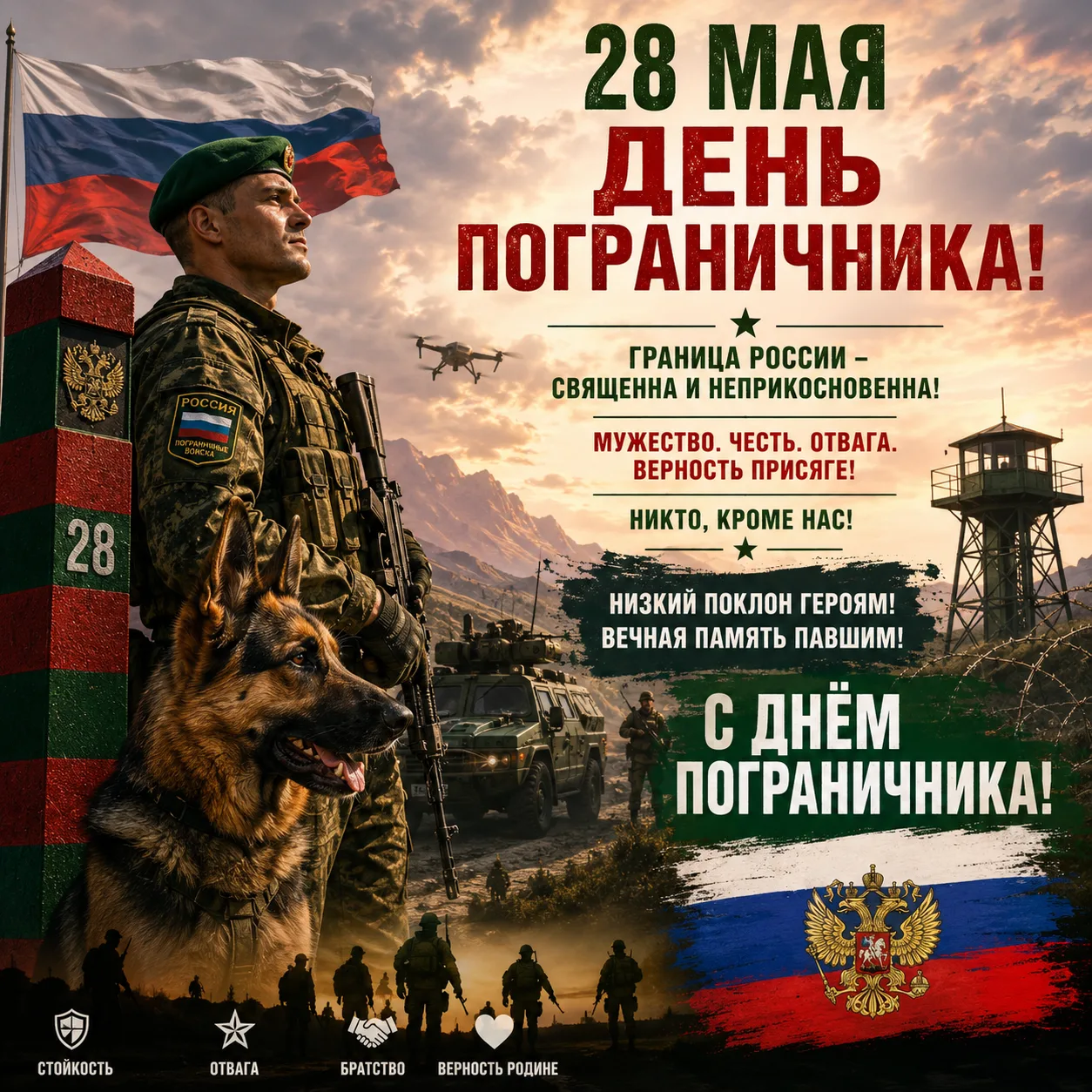 28 мая — День пограничника 🇷🇺