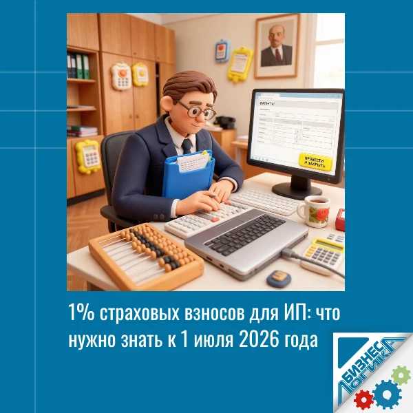 До 1 июля 2026 года нужно уплатить дополнительный 1% страховых взносов для ИП — с доходов за 2025 го