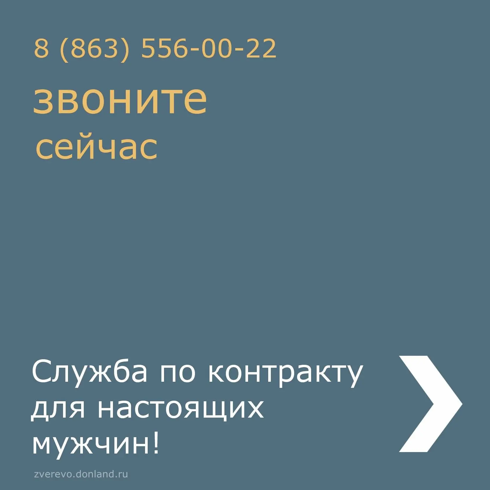 Зверевчане могут задать вопросы о военной службе по контракту по телефону горячей линии 8 (863) 615-