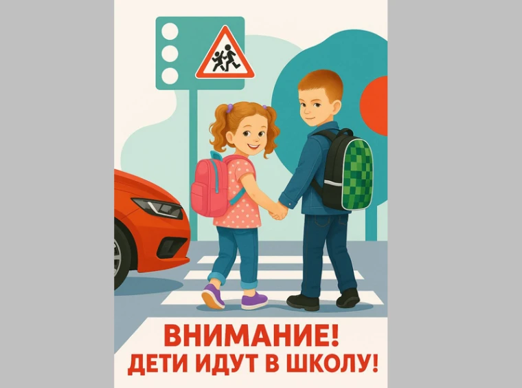 📌Внимание, дети идут в школу❗️