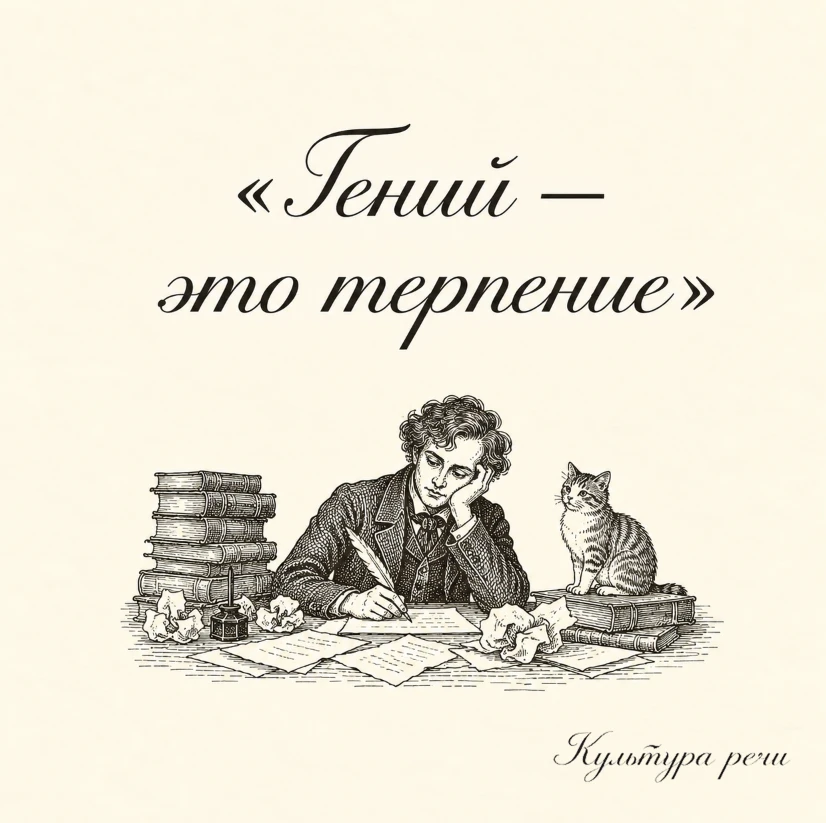 Гений — это терпение