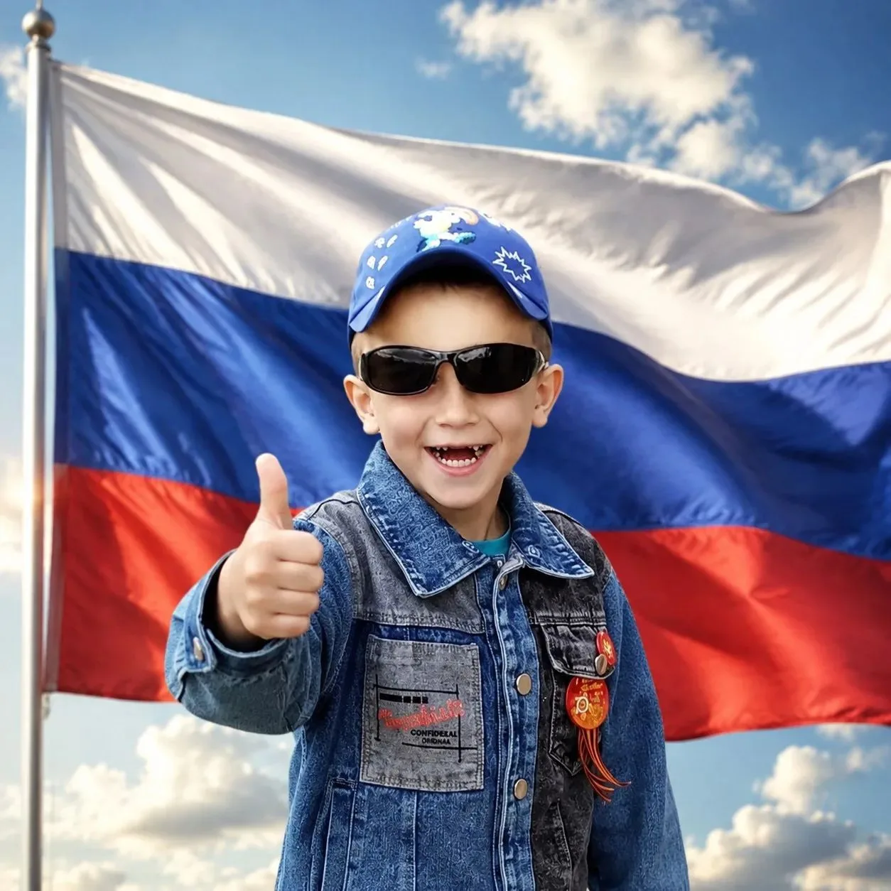 В нашем детском саду прошла яркая фотоакция «Мой триколор», приуроченная ко Дню Государ...