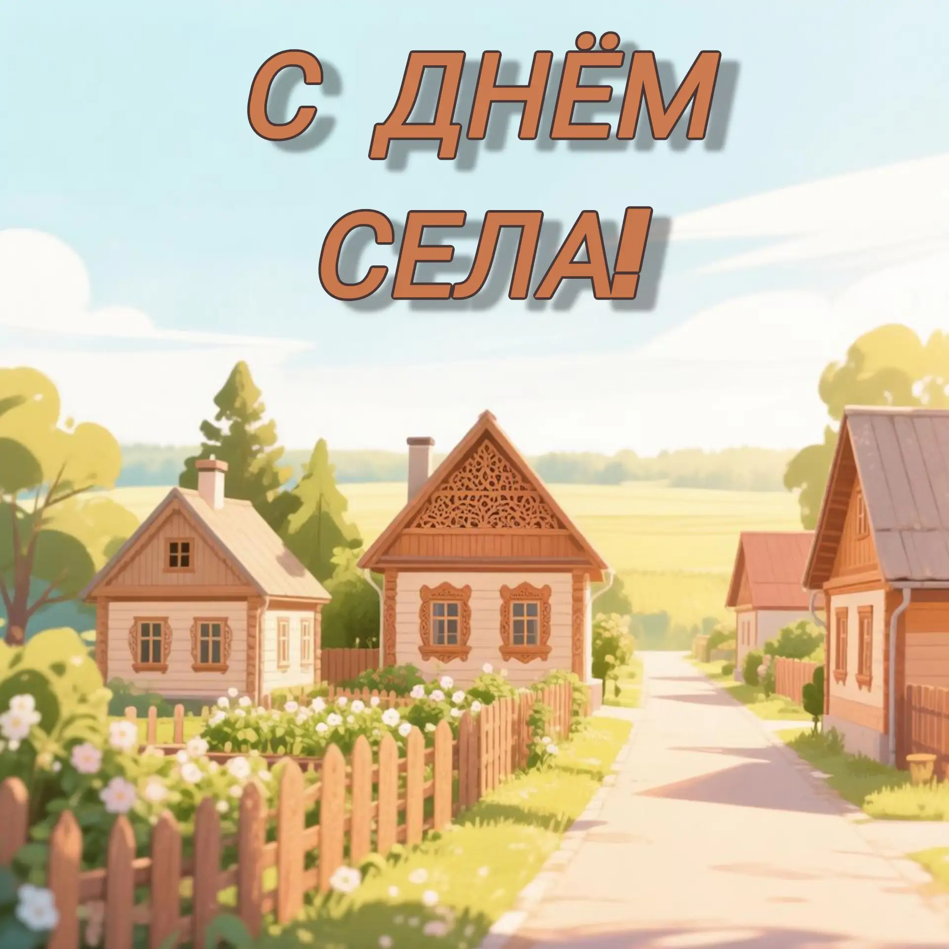 Поздравляем жителей Алешников с Днём села!