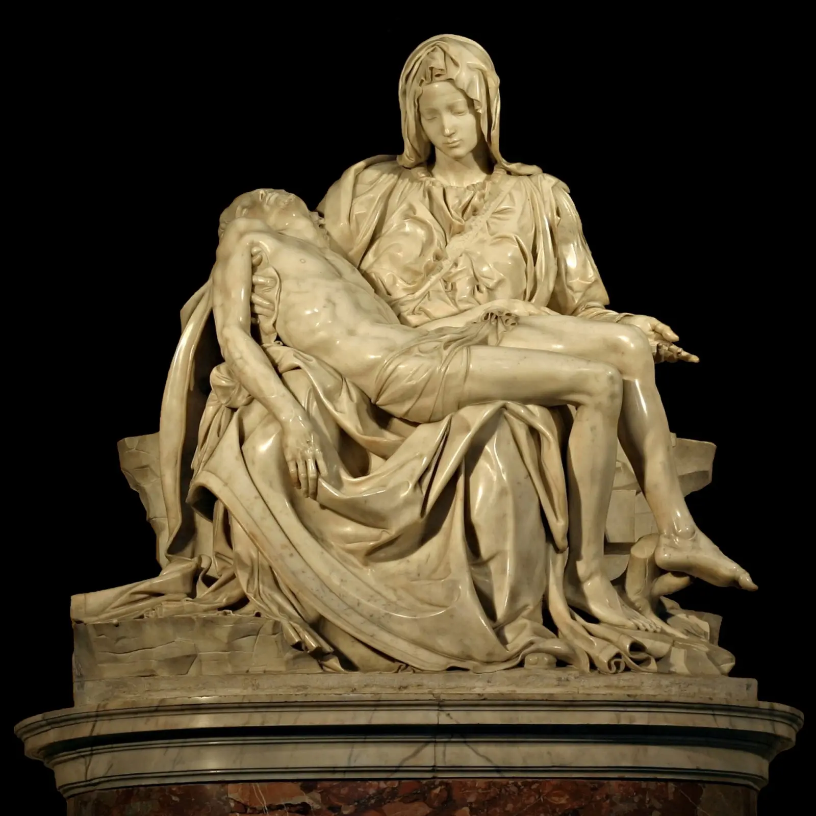 Микеланджело «Пьета», 1498–1499 гг.