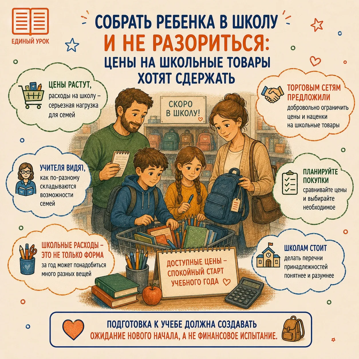 🍁 Собрать ребенка в школу и не разориться: цены на школьные товары хотят сдержать

До 1 сентября ещ
