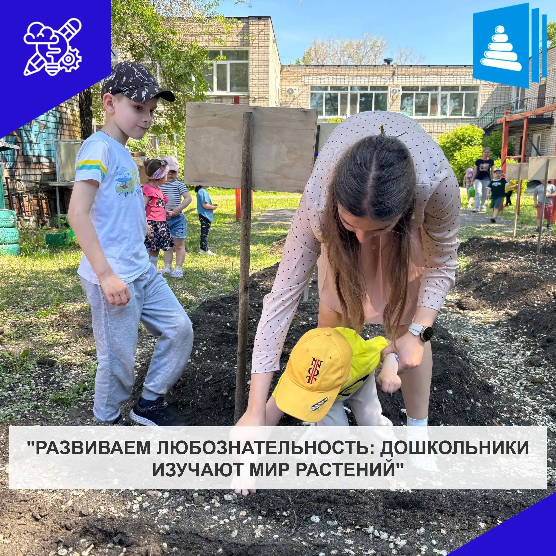 Сегодня в нашей средней группе — важный день!
Мы стали настоящими юными огородниками и заложили свой