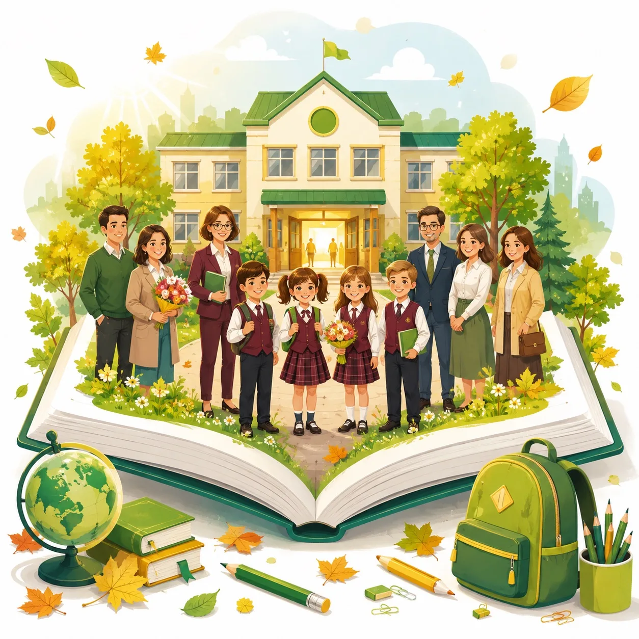 🎒 С Днём знаний! В новый учебный год — с интересом и хорошим настроением