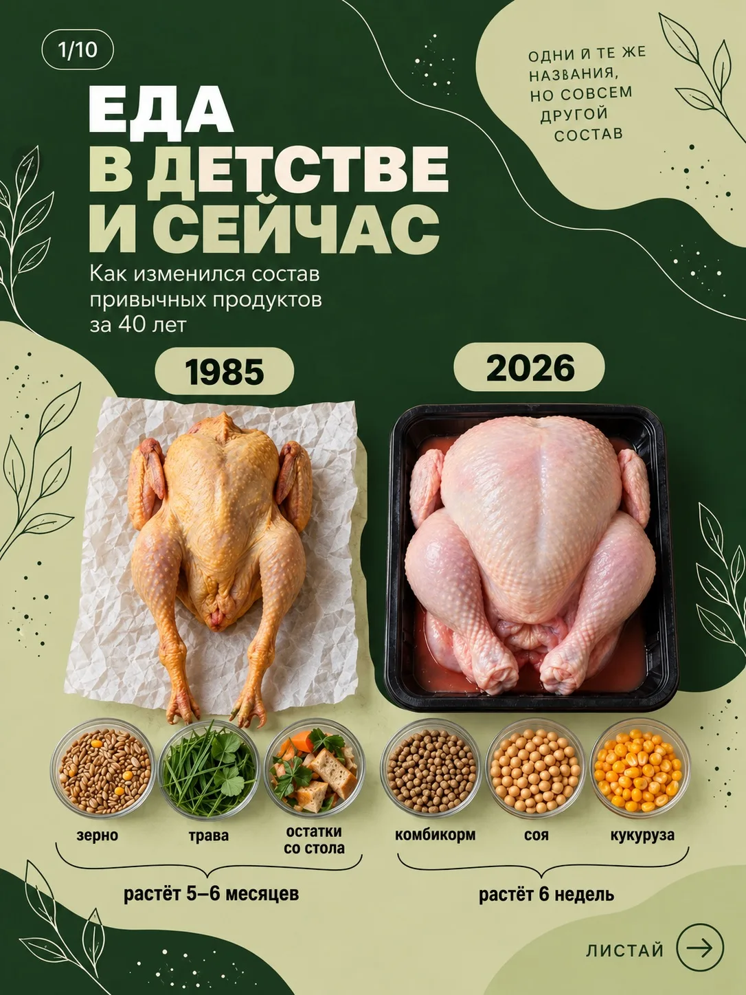 «А что вы продукты демонизируете? Мы же раньше всё это ели — и ничего!»